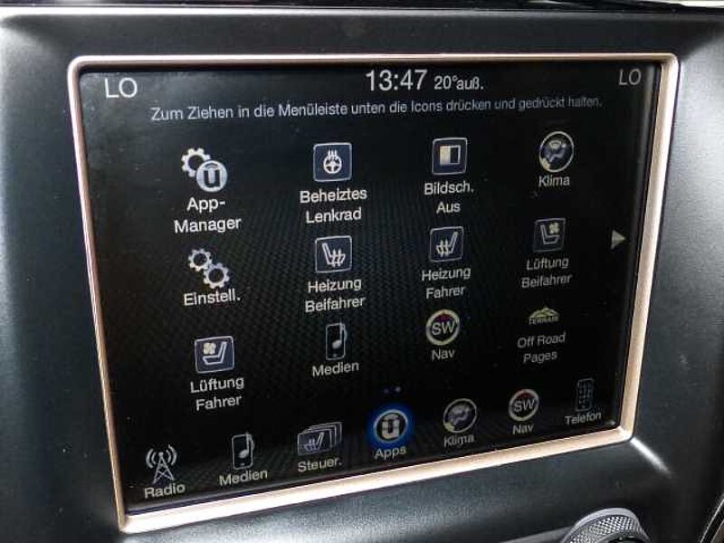 Jeep Grand Cherokee 3.0 CRD Overland Luftfederung El. Panodach Navi Leder Memory Sitze Soundsystem